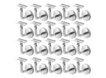 Bettizia Set Di Staffe Per Corrimano 20 Pezzi Staffa Per Corrimano In Acciaio Inox Supporto Per Ringhiera Curva Supporto