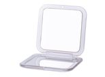 Specchio Tascabile Erbe, Quadrato 8,5 X 8,5 Cm, Bianco Neve