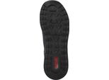 Rieker Stivaletto Donna H Largo Leopardato Con Zip Antiscivolo N1457, Misura:39 Eu, Colore:Nero