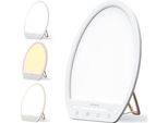 Lampada A Luce Diurna, Luce Terapeutica Senza Raggi Uv, 10.000 Lux Di Luce Solare 3 Temperature Di Colore, 4 Livelli Di Luminosità Timer, 24 X 19 Cm Lo Spettro Completo Migliora D