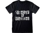 Something Different - Maglietta "Strange & Unusual"" Per Uomo/Donna Unisex SD10135 (Xl) (Nero)"