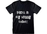 Something Different - Maglietta "Black Is My Happy Colour"" Per Bambini/Donne Unisex SD10142 (M) (Schwarz)"