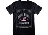 Something Different - Maglietta "Good Witch Social Club"" Per Bambini/Donne Unisex SD10133 (M) (Schwarz)"