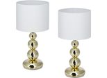 Set Di 2 Lampade Da Tavolo Relaxdays