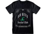 Something Different - Maglietta "Bad Witch Social Club"" Per Uomo/Donna Unisex SD10129 (L) (Nero/Verde)"
