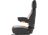 Succebuy Sedile Per Carrello Elevatore Sedile Per Trattore Tosaerba Con Schienale Regolabile, Cintura Di Sicurezza E Poggiatesta