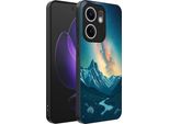Smartphonica Custodia Per Telefono Adatta A Oppo Reno 13F Con Impronta Di Cielo Stellato - Custodia Backcover In Tpu Con Design Spaziale E A Forma Di Via Lattea