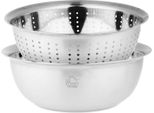 Colino Magichome, 26.5 Cm, Con Ciotola, Fori Rotondi, In Acciaio Inox