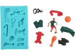 Stampo In Silicone Per Pasta Di Zucchero Calcio Futboll