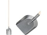 Pala S504-4.WH Universal, 270X220 Mm, Manico In Legno