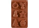 Stampo In Silicone Albero Di Natale Babbo Natale Renna Pupazzo Di Neve