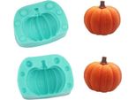 Stampo In Silicone Per Pasta Di Zucchero 3D Halloween Dynia