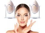 MAKE-UP-SCHWAMM Confezione Da 2 Pezzi Professional Gratis Stand