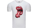 Diarbo Maglietta Da Uomo Con Stampa Sportiva Skate Mouth Bianco Taglia Xxxl