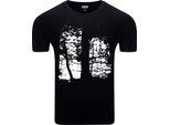 T-Shirt Da Uomo Diarbo Con Stampa Amante Della Natura Pineta Nera Taglia S