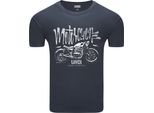 Diarbo T-Shirt Da Uomo Con Stampa Amante Moto Amante Moto Grigio Scuro Taglia Xxl