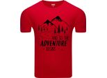 T-Shirt Da Uomo Diarbo Con Stampa Amante Della Natura Let's Do It Red Taglia Xxl