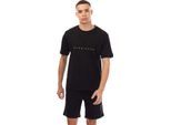 Jack And Jones - T-Shirt E Pantaloncini Da Uomo GT4589 (S) (Nero)