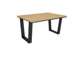 Tavolo Da Pranzo, 140X90X74Cm, Per 6 Persone, Tavolo Cucina, Rovere Soft