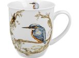 Duo World Of Birds Becher 650 Ml Martin Pescatore Comune (Eisvogel) Nuova Porcellana Bone China