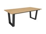 Tavolo Da Pranzo, 194X90X74Cm, Per 10 Persone, Tavolo Cucina, Rovere Soft