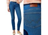 Wrangler Damen, Jeanshosen Slim Fit, High Rise Skinny, W29 L32, Blau, Jeans, Baggyjeans, Buggy