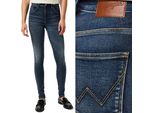 Wrangler Damen, Jeanshosen Slim Fit, High Rise Skinny, W27 L32, Blau, Jeans, Baggyjeans, Buggy