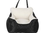 Seggiolino Auto Per Cani Hebitod Robusto Seggiolino Auto Per Cani Di Piccola Taglia - Impermeabile Seggiolino Auto Per Cani Patchwork Bianco E Nero Per Sedili Posteriori E Anteriori