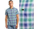 Lee Button Down - Camicia A Maniche Corte Verde M Uomo Verde M
