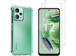 Custodia Antiurto Per Xiaomi Redmi Note 12 5G Con 2 Protezioni In Vetro Temperato Phonillico®