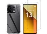Custodia Antiurto Per Xiaomi Redmi Note 13 5G Con 2 Protezioni In Vetro Temperato Phonillico®