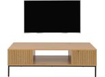 Porta Tv HWC-O39, Porta Tv Tavolino Porta Tv Scaffale Porta Tv, Mdf Melaminico 39X120X60Cm ~ Naturale