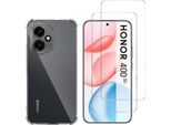 Custodia Antiurto Per Honor 400 5G E 2 Protezioni Per Lo Schermo In Vetro Temperato Phonillico
