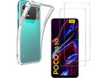 Custodia Antiurto Per Xiaomi Poco X5 5G E 2 Protezioni In Vetro Temperato Phonillico®