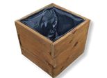 Fkl Design Home Deco Fioriera In Legno D26 (Teak, 30 X 30 X 24 Cm)