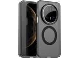 Custodia Magnetica Per Huawei Mate 70 Pro+, Sottile Custodia Traslucida Opaca Antiurto Nero