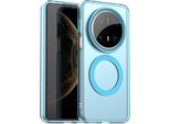 Custodia Magnetica Per Huawei Mate 70 Pro+, Sottile Custodia Traslucida Opaca Antiurto Blu