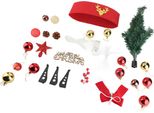 Mini Albero Di Natale Pvc Artificiale Da Tavolo Decorativo Piccolo Con Stella Topper Per La Decorazione Casa Vacanza
