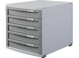 Cassettiera Han Contur, 5 Cassetti, Grigio Chiaro