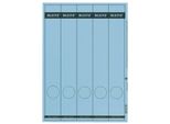 Leitz 1688-00-35 1688 Etichette Per Dorso Pc - Carta, Lunga/Stretta, 125 Pezzi, Blu