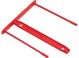 Fellowes® 0089602 Bankers Box® Clip Per Archivio - Plastica, Rosso, Confezione Da 100