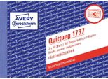 Avery Zweckform® 1737 1737 Ricevuta Iva Mostrata Separatamente - A6 Orizzontale, Sd, A Prova Di Falsificazione, 3 X 40 Fogli, Bianco, Giallo, Rosa