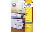 Avery - Adressetiketten - Weiß - 99,1 X 38,1 Mm - 350 Etikett(En) (25 Bogen X 14) (J8163-25)