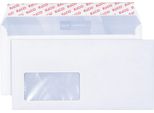 Elco 30778 Briefumschlag Premium - C6/5, Hochweiß, Haftklebend, Innendruck, Mit Fenster, 80 G/Qm