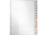 Leitz 1278-00-00 1278 Indice - Pp, Bianco, A4, 20 Fogli, Grigio