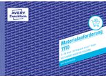 Avery Zweckform® 1110 1110 Richiesta Di Materiale, Din A5, Preperforato, 2 X 50 Fogli, Bianco, Giallo