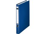Leitz 1014-00-35 1014 Raccoglitore Ad Anelli, A4, Pp, 2 Anelli, 35 Mm, Blu