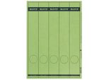 Leitz 1688-00-55 1688 Etichette Per Dorso Pc - Carta, Lunghe/Strette, 125 Pezzi, Verdi