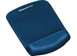 Fellowes® 9287302 Poggiapolsi Plushtouch™ Con Tappetino Per Mouse - Blu