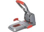 Rapid® 23000600 Super Punzonatrice HDC150, Ghisa Grigia, 150 Fogli, Argento/Arancio